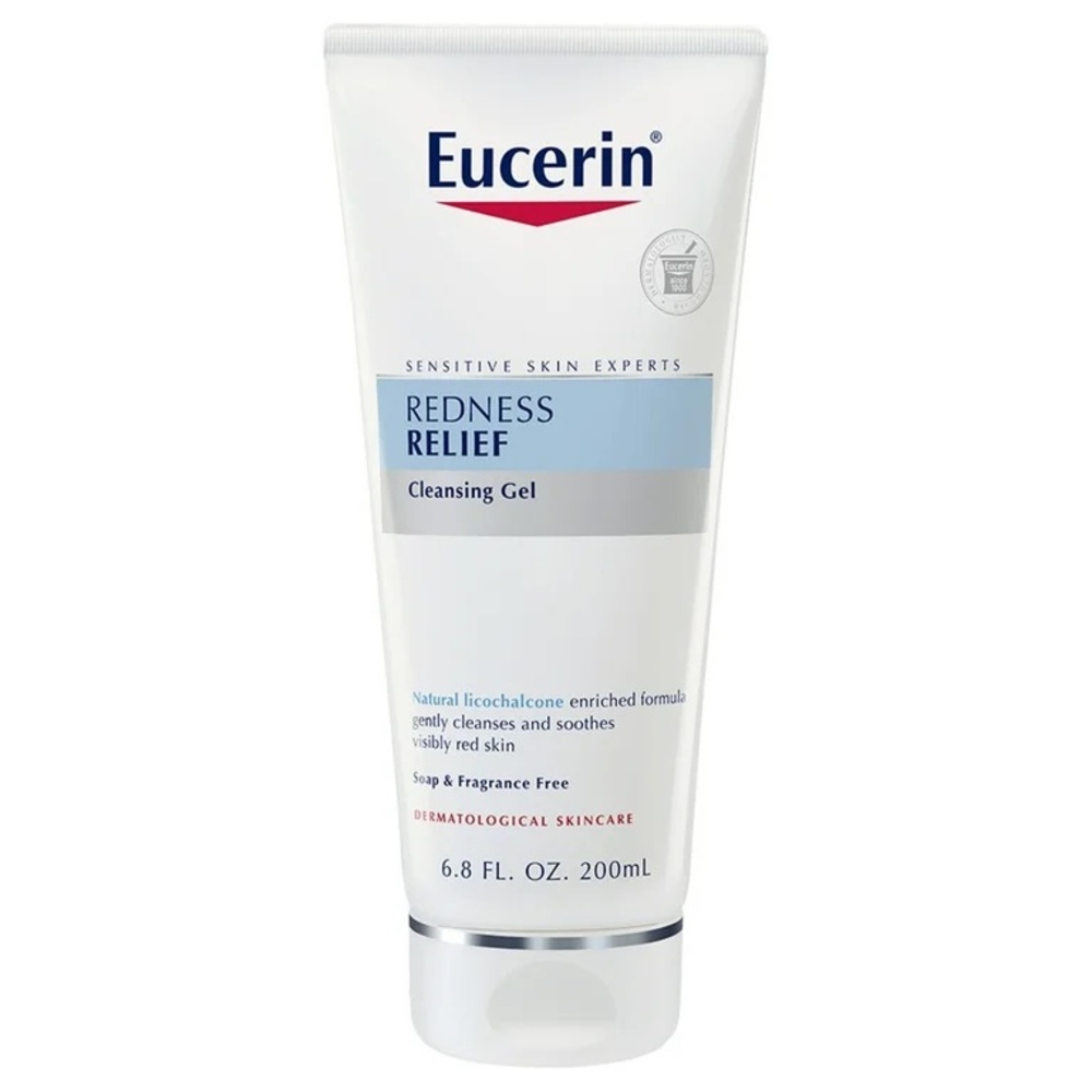 Eucerin Redness Relief Cleansing Gel Facial Cleanser for Sensitive Skin 6.8 floz